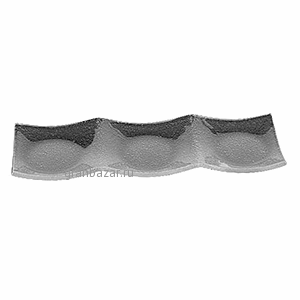 Менажница прям.3делен.10*31см Steelite 6506 G347