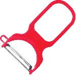 Нож д/чистки овощей; металл,пластик; L=10.7,B=6.8см; красный Ghidini 76Red