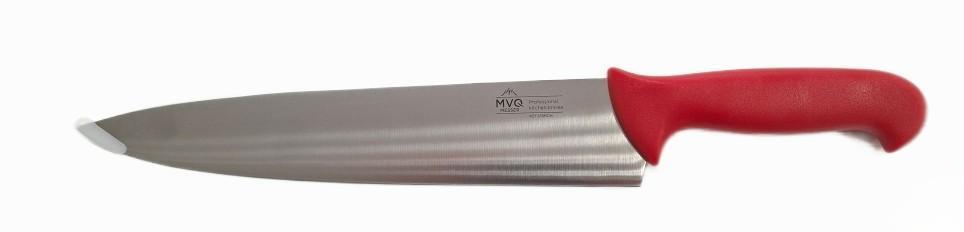 Нож поварской стандарт с цветной ручкой, красная ручка 200 мм MVQ MESSER KST20SRCH
