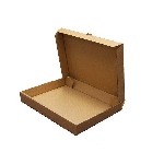 Коробка для пиццы, 330х330х40мм, бурая, микрогофрокартон Е 250032б