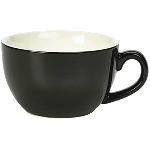 Чашка чайная «Роял»; фарфор; 175мл; черный Genware 322118BK