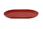 Блюдо овальное RED фарфор, 320x200 мм, h 26 мм, красный Porland 118132 красный