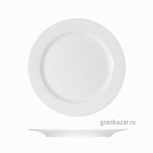 Тарелка мелкая «Мэтр»; фарфор; D=17см; белый Bauscher 70 0017