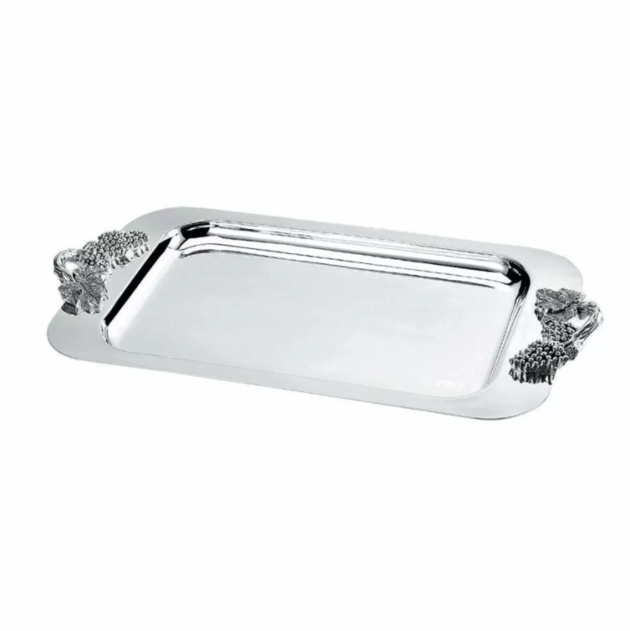 Блюдо прямоугольное с декор. ручками 500х310 мм нерж. сталь P.L. Proff Cuisine
