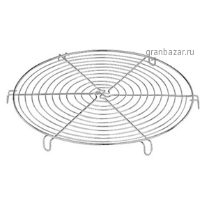 Решетка д/гриля; сталь; D=220,H=22мм; металлич. Paderno 47098-22