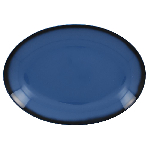 Блюдо овальное RAK Porcelain LEA Blue (синий цвет) 320 мм LENNOP32BL
