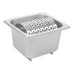 Емкость для масла, соуса с вращ. перф. роликом 1/6 h100 мм нерж. 176х162х100 мм 1,6 л.  P.L. Proff Cuisine