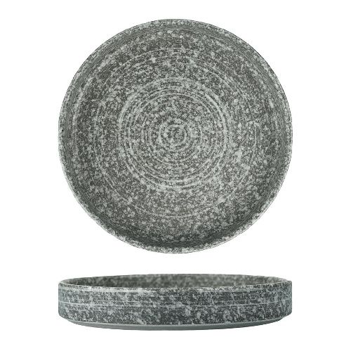 Тарелка с бортом Glossy Stone Untouched Taiga d 143 мм h25 мм глазурь P.L. Proff Cuisine 16-173-2GSB/F