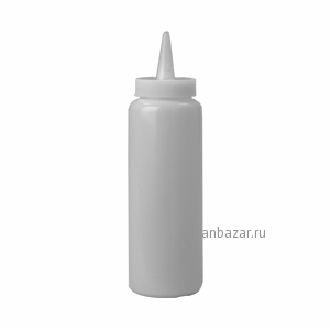 Емкость д/соусов; пластик; 230мл; D=50,H=175мм; белый Prohotel JW-BSD8