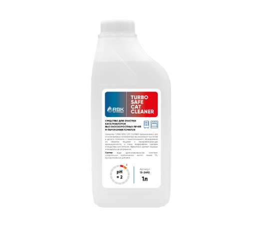 Средство для очистки фильтра-катализатора TURBO SAFE CAT CLEANER, 1л