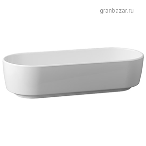 Салатник; пластик; 1л; H=65,L=265,B=105мм; белый APS 84221