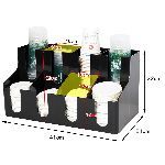 Станция диспенсер для кофейных аксессуаров 410х210х220 мм P.L. Proff Cuisine JD-86231