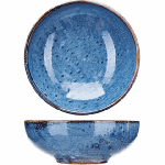 Салатник «Ирис»; фарфор; 0, 75л; D=180, H=65мм; голуб. KunstWerk ZA0002-7-a