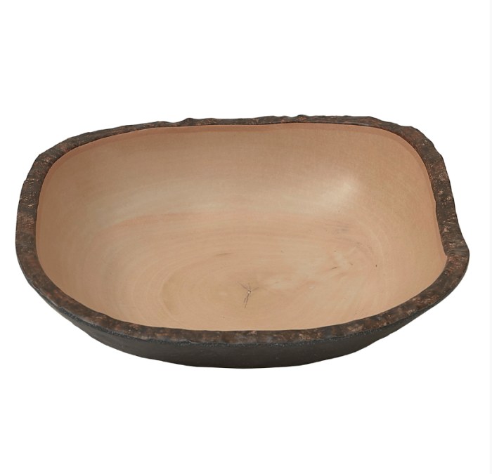 Салатник 260х250х75 мм прямоуг. Timber Brown пластик меламин  S41110