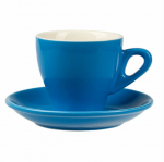 Кофейная пара Barista  280 мл, синий цвет, P.L. Proff Cuisine  (кор= 36 шт)