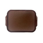 Поднос 450*345 мм. темно-коричневый (167) поверхность шагрень MGprof /1/10/