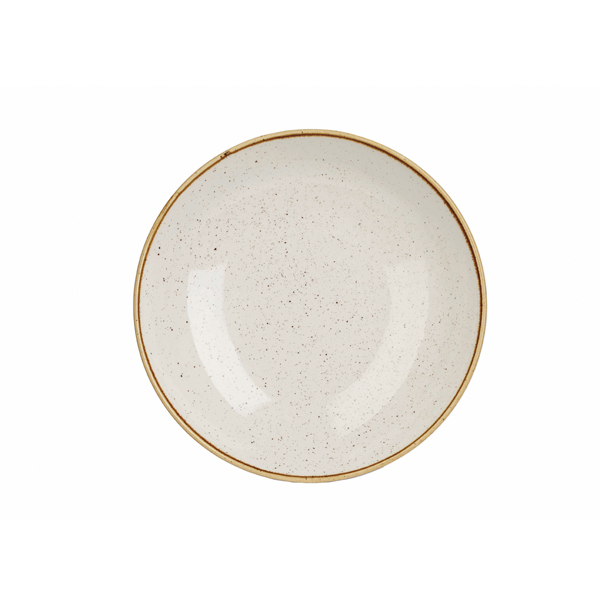 Тарелка глубокая без борта Stonecast 248мм 1,13л Barley White Churchill SWHSEVB91