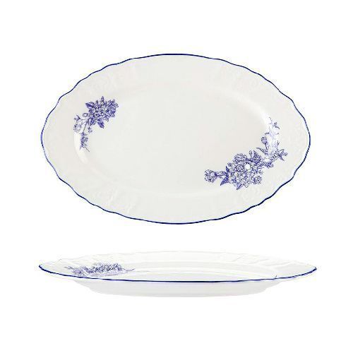 Блюдо овальное Sea Flower 252х159 мм h15 мм P.L. Proff Cuisine NY-YQA4767B-OP-M-10X6 [1]