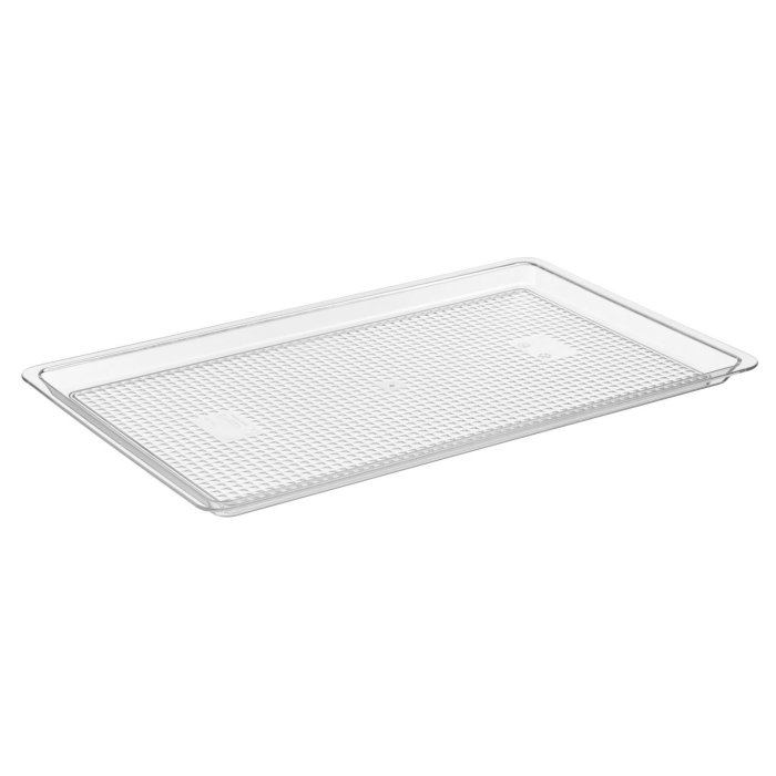 Поднос для подачи 410*260 мм. поликарбонат, прозрачный б/крышки  Gastroplast /1/24/