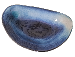 Блюдо "Пати"; фарфор; 0,9 л; L=310, B=230 мм; серый, синий Борисовская Керамика ФРФ88807793