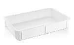 Контейнер для теста Gastroplast 600*400*100 мм. прямой, сплошной, мороз-кий, белый полиэт./1/6 GPHPE-100