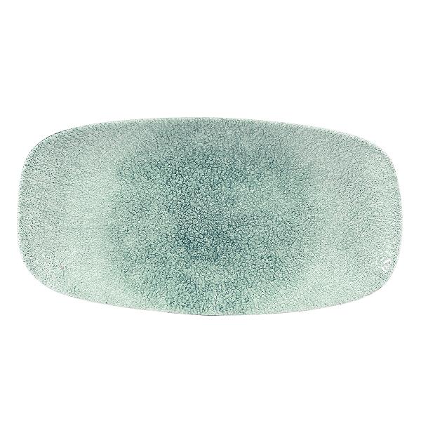 Блюдо прямоугольное CHEFS без борта Studio Prints Raku 298х153мм Jade Green Churchill RKJGXO111