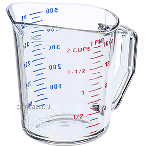 Кувшин Cambro мерный поликарбонат 0,5л. 50MCCW