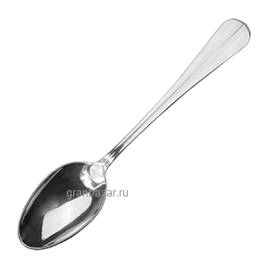 Ложка столовая «Эко Багет»; сталь; L=195/70,B=3мм; металлич. Pintinox 2800001