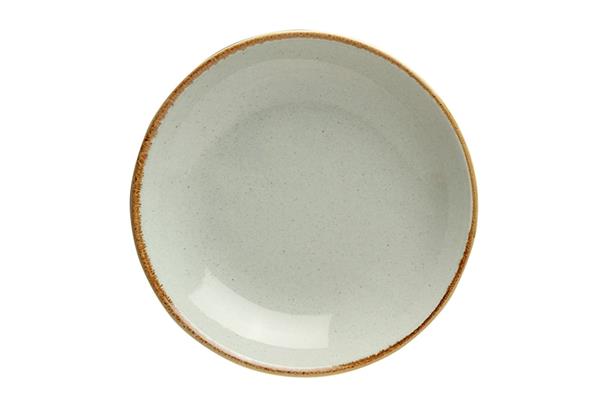 Тарелка глубокая GREY фарфор, 1 л, d 260 мм, h 46 мм, серый Porland 197626 серый