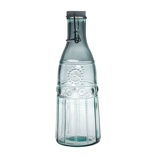 Бутылка с пробкой; стекло; 1л; D=98, H=280мм; прозр. San Miguel 5922