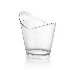 Ведро для шампанского Gastroplast 4 л. поликарбонат 260*200/160*130 мм. h=280 мм. с ручкой для 1-й бутылки, прозрачное /1/6/ GCIB-01 4 L