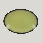 Блюдо овальное RAK Porcelain LEA Light green (зеленый цвет) 260 мм LENNOP26LG