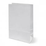 Пакет FunFood бумажный 250х190х100мм прямоугольное дно белый, 450 шт
