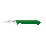 Нож для чистки овощей 60/170 мм. зеленый, изогнутый HoReCa Icel 285.HR01.06