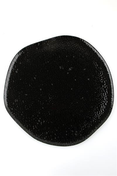 Тарелка волнообразная BLACK MOSS фарфор, d 320 мм, h 11 мм, черный Porland 186432 BLACK MOSS