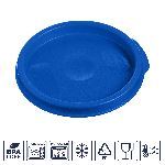 Крышка для контейнера для прод. круг. d=135 мм. синяя, п/п Gastroplast /1/12/ ТП