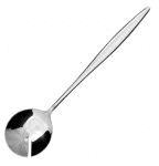 Ложка сервировочная «Адажио»; сталь нерж.; L=245/80,B=4мм; металлич. Eternum 2090-12
