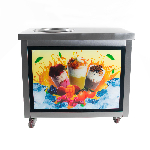 Фризер для ролл мороженого Foodatlas KCB-1Y (световой короб, стол для топпингов)