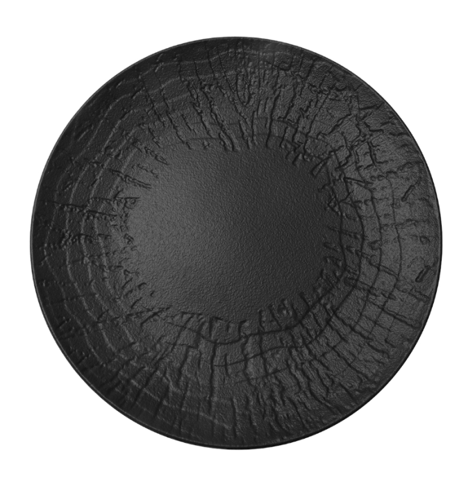 Тарелка d=270 мм, h=30 мм Black Raw Wood P.L. Proff Cuisine 70662