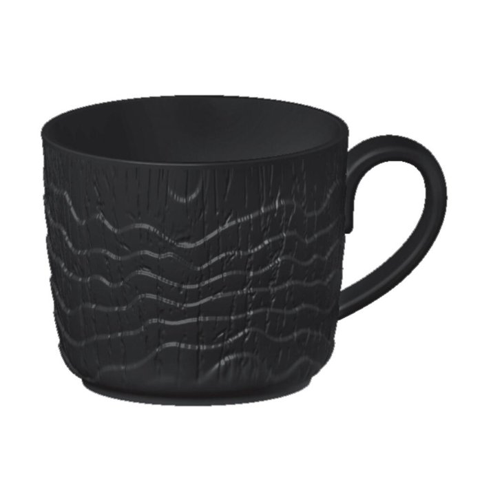 Кружка Black Raw Wood 370 мл P.L. Proff Cuisine [6] 80162 к=36/6