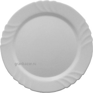 Блюдо «Эбро» круглое;стекло;D=320,H=25мм;белый Bormioli Rocco 402851F26321990