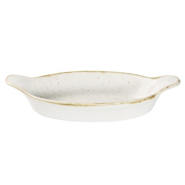 Форма для запекания овальная с ручками Stonecast 205х113мм 0,255л Barley White Churchill SWHSSOEN1