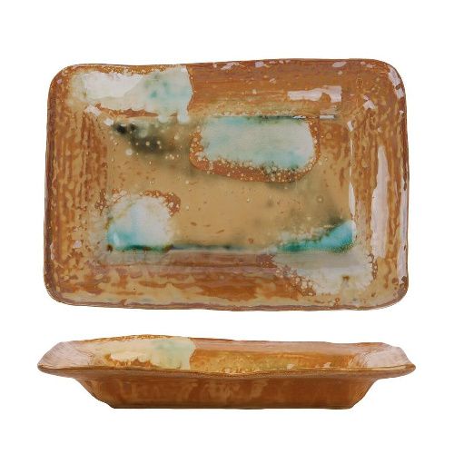 Блюдо прямоугольное Light Brown Frutti di Mare 310*215 мм h48 мм P.L. Proff Cuisine B240130531-2406A