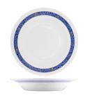 Блюдо круглое глубокое «Астрал»; стекло; 650мл; D=291,H=68мм; белый,синий Bormioli Rocco 400850 A