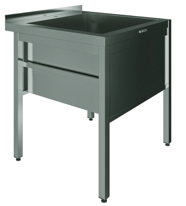 Ванна котломоечная с бортом RESTOINOX ВМСК-1/8/8-Б