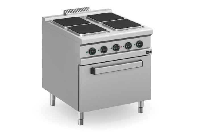 Плита 4 конфорочная 900 сер. APACH APRE-89FE/PL