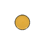 Тарелка круглая RAK Porcelain LEA Yellow 150 мм (желтый цвет) LENNPR15NY