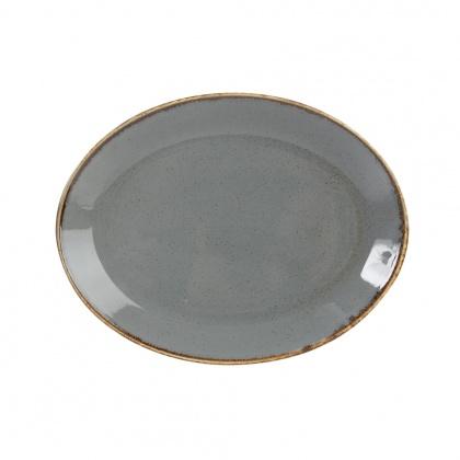 Блюдо овальное 18 CM Porland 112118 DARK GREY