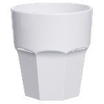 Олд Фэшн 250 мл. d=83 мм. h=90 мм. поликарбонат белый MGProf /1/42/