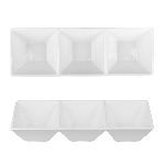 Менажница Классический Фарфор 235*80 мм h46 мм 3 отделения белая фарфор P.L. Proff Cuisine F0489-9.25 (кор=36 шт)